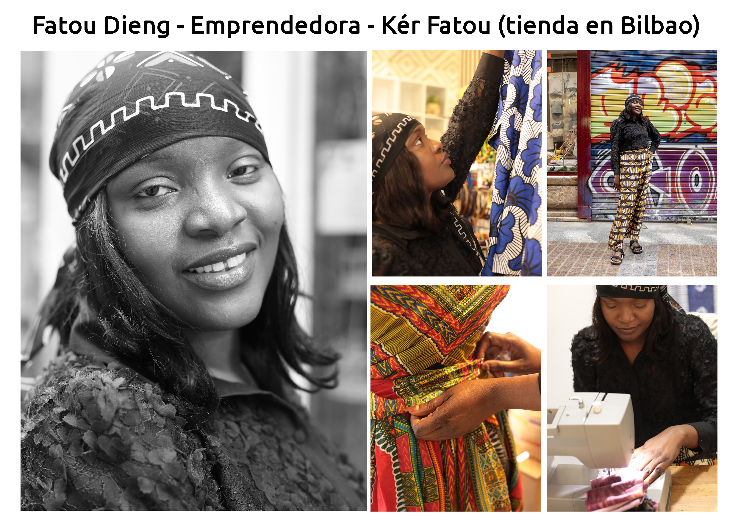 Proyecto fotográfico de Jaio: "Women are beautiful. Llámame Eulalia". Fatou Dieng.