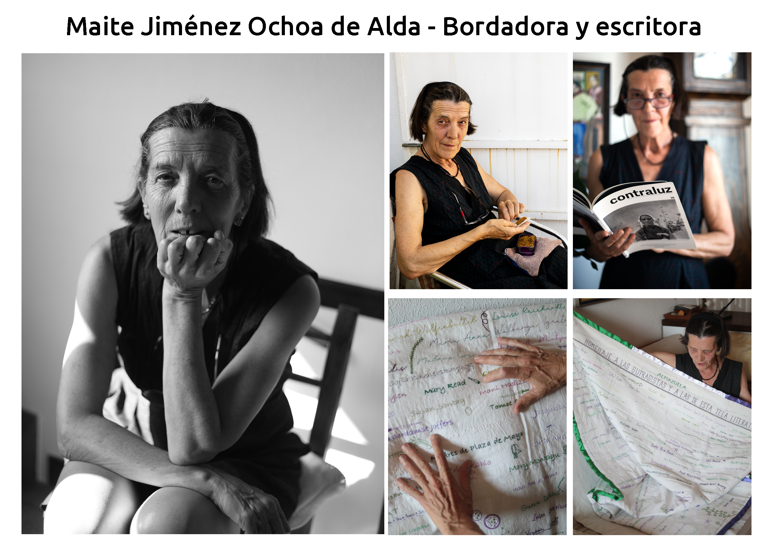 Proyecto fotográfico de Jaio: "Women are beautiful. Llámame Eulalia". Maite Jiménez Ochoa de Alda.